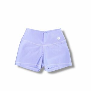 Tenfit Lavender High-Rise Sculpting Performance Workout Shorts S -